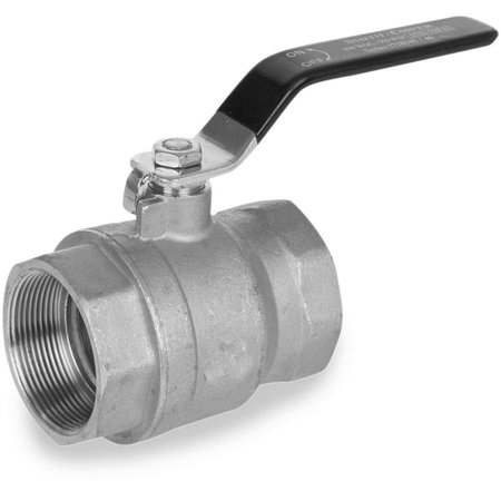 SMITH-COOPER 1 in. Stainless Steel FIP Ball Valve Full Port 4373001050